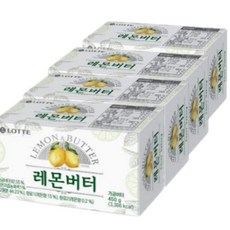 롯데 롯데 레몬 버터 450g 가공버터, 4개