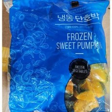 단호박 글로벌 냉동 유피 1kg, 1개, 단품
