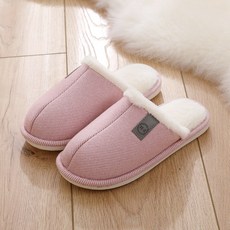면화 슬리퍼 숙녀 플러스 벨벳 슬리퍼 남자 봉제