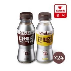 닥터유 드링크 단백질 초코맛 240ml x 6p + 바나나맛 240ml x 6p 세트, 2세트