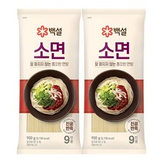 CJ 백설 소면 900g 2개, 1개