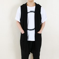 남자여름후드조끼