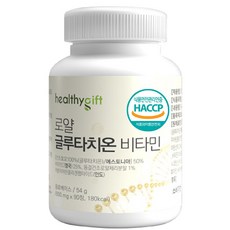 글루타치온 정 식약처 HACCP 인증 락토페린 엘라스틴 저분자 어린 콜라겐 영양제 분말 가루 비타민 C 함유, 90정, 1개