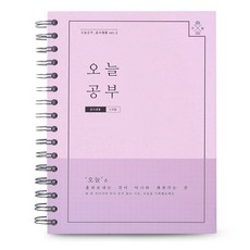 리훈 오늘공부 스프링 공시생용 6개월용 스터디플래너, 바이올렛