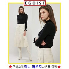 [현대백화점][에고이스트] EL4EK206 러플 넥터틀 골지 니트