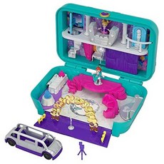 Polly Pocket Polly Pocket Surprise-Party Box with 2 mini-figures and accessories 스티커 and 5 hid, One Color_Unique, 상세 설명 참조0, 상세 설명 참조0
