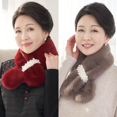 진도밍크목도리