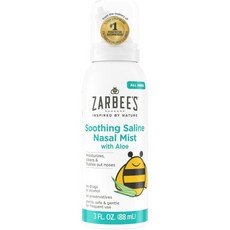 Zarbee's 자르비 아기 비강염 스프레이 알로에 업 클렌징 코 3oz, 3 Ounce (Pack of 1), Baby Nasal Mist, 1개, 88ml