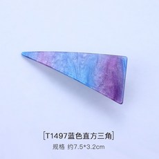 헤어망핀 헤어픽서마스카라 머리새치커버제 나비가 석원을 그리워함 머리미용 겹 삼각 형 그린 대리석 초산 집게핀 인싸템