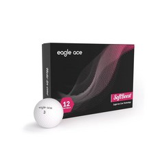 Eagle Ace™ SoftBoost 골프공 - 저압축 최적의 스핀 컨트롤 2024 버전 화이트 12팩 124752 - 저압축골프공