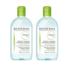 [바이오더마] (정가39 500원) 세비엄 H2O 500ml + 세비엄 H2O 500ml, 1세트