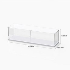 먼지 아크릴 영화 정리함 보호 스탠드 스토리지 DVD CD 있는 문짝 디스크 비디오 미디어 콘솔 거치대 수 쌓을 게임, 60x15x15, 1개