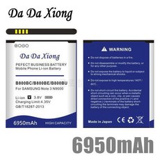 Da Da Xiong 6950mAh 삼성 갤럭시 노트 3 용 B800BC B800BE / BU 배터리 N90, 상세내용참조, 상세내용참조, 상세내용참조