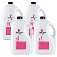 케라시스 샤이닝 데미지 케어 샴푸 손상모발 손상모 삼푸 대용량 4000ml 4개