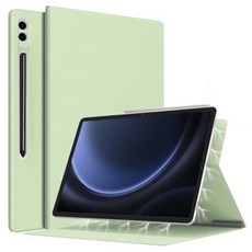갤럭시탭S9 FE S9 FE 플러스 울트라 S8 S7 S6 Lite S펜수납 폴리오 케이스 마그네틱 커버 케이스나라 S9 FE+, 그린