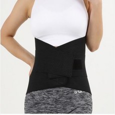엘초이스 12인치 블랙 허리 보호대 디스크 복대 의료용 지지대 밴드 압박 헬스 웨이트, 1개