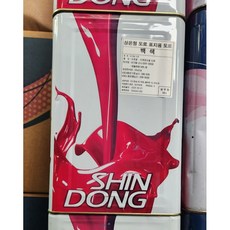 [가성비갑] 도로표지용 노면표지 주차라인 페인트 백색 노란색 장애인 청색 임산부 핑크색 검은색 신동페인트 18L, 1개