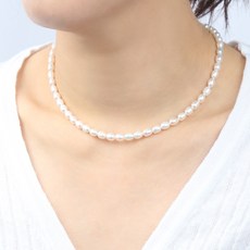 14k 진주 초커목걸이