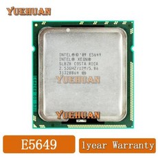 빠른배송 인텔 제온 CPU 프로세서 E5649 2.53GHz 5.86GT/s 6 Core12MB 호환 LG A1366 SLBZ8 /SH