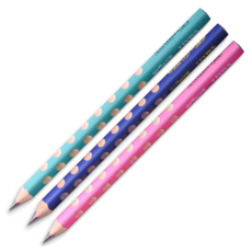 리라그루브 점보 연필 3자루 (혼합 핑크 블루 민트) 색상, 04. 혼합 (3입)