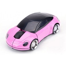 2.4GHz 3D 자동차 모양 무선 광학 마우스 USB 게임 마우스(Pink), 단일옵션, 단일옵션