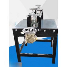 판화프레스기 레터프레스 동판화 목판 구리 활자인쇄, 4개 개방형 인쇄기 블루(바퀴)