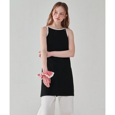 (백화점 상품) 론론 B오아TNECK SL이이VE르SS MINI DRESS BLACK 2백퍼센트23422