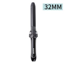 물결고데기40mm 볼륨 전문가용 미용실 봉 웨이브 물결 A02, 블랙 LCD 고데기 32mm