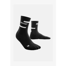 Cep 단목 발목 양말 THE RUN 컴프레션 미드컷 남성 - MADE IN GERMANY 스포츠 Black 블랙 T339113
