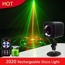 나래바 파티룸 글램USB 충전식 Led RGB 디스코 조명 레이저 프로젝션 조명 가족 파티 DJ 댄스 플로어 앰비, 한개옵션1, 01 USB Rechargeable