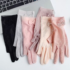 쇼션 여성 장갑 반장갑 여름 레이스 망사 운전 손가락