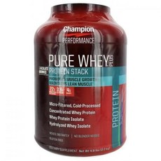 [Champion Nutrition 챔피온 뉴트리션] 퓨어 웨이 플러스 프로틴 초콜릿 브라우니 2.2 kg Pure Whey Plus Protein