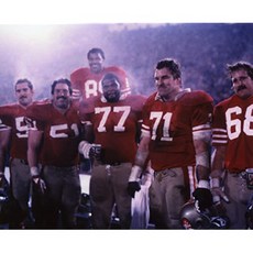 Randy Cross-Bubba Paris-Keith Fahnhurst 샌프란시스코 49ers 8x10 스포츠 액션 사진 (A), 본상품, 본상품