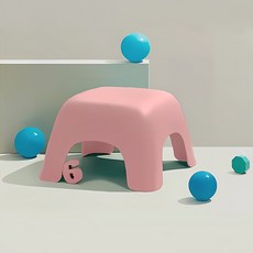리빙생활 욕실의자, 런던스퀘어(소), 핑크, 1개