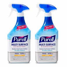 Purell 미국 퓨렐 다목적 멀티 세정제 스프레이 주방 바닥 향균 시트러스 828ml 2팩, 2개