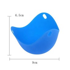 고온 실리콘 에그 보일러 몰드 가정용 스티머 전자 레인지 에어 프라이어 푸딩 비누 1/4, blue, 1개