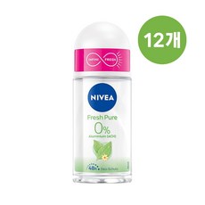 독일 니베아 데오 롤온 프레쉬 퓨어 50 ml, 50ml, 12개