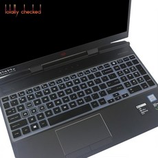 키보드 키캡 HP OMEN 15-DC 15.6 시리즈 15-dc0850nd 게임용, 검은 색