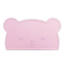 더우드랜드 르디테일 미뇽 곰 이유식매트, 핑크, 1개