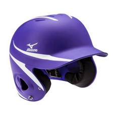 Mizuno Youth Prospect Batter's Helmet Purple/White One Size 미즈노 유스 프로 스펙트 타자 헬멧 퍼플 / 화이트 프리 사이즈, 1