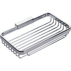 Ginger 진저 552G/PC 호텔리어 딥 샤워 세면도구 바구니 광택 크롬, 8" Toiletry Basket, 1개