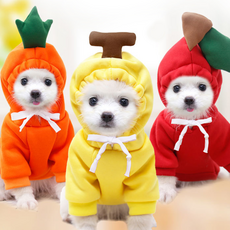 강아지 용품 고양이 용품 애견용품 애완동물 강아지옷애완견옷애견옷애견 과일시리즈 후드티후리스티반려견옷소형견옷중형견옷후리스, 과일후드[사과]_L