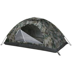 LIXADA 캠핑 카무플라주 텐트, 1인용, 남녀공용