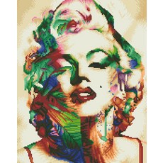 마릴린먼로보석십자수