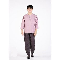 누리예 남자 여름 면30수 자두 티 바지 개량 계량 법복 절복 승복 수련복 생활한복 해들누리 생활한복(개량한복)