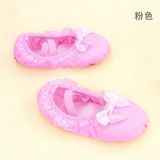 상하이직구샵 여아 리본 레이스 밴딩 발레 슈즈 신발 발레화 토슈즈
