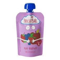 프루트바 이유식 파우치 아기퓨레 사과 야생과일(딸기 블루베리 라즈베리) 100g 6개월, 1개