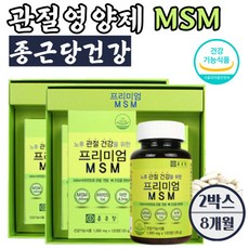 뼈 엔 엠비피 mbp종근당 MSM 3개월 12개월 1000mg 식약처인증 관절건강 아연, 종근당MSM 8개월, 2박스, 480정