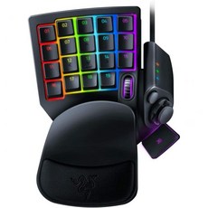 Razer 레이저 타르타로스 v2 게임 키패드: Mecha-Membrane 키 스위치 32개의 프로그래밍 사용자 지정 크로마 RGB 조명 매크로 클래식 블랙, Tartarus Pro - 광학 스위치, 1개, 없음