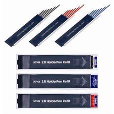 JAVAPEN 자바 홀더심 2.0mm, HB_블랙
